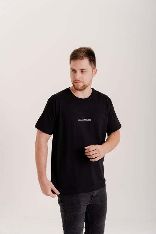 camiseta boring black t-shirt preta